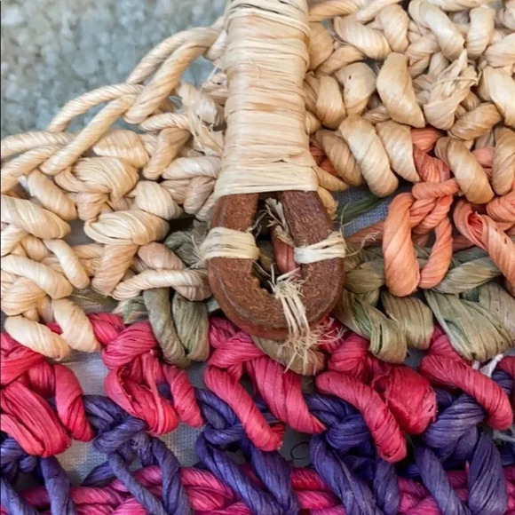 Cappelli Straworld Inc Multicolored Straw Bag - Picture 5 of 11